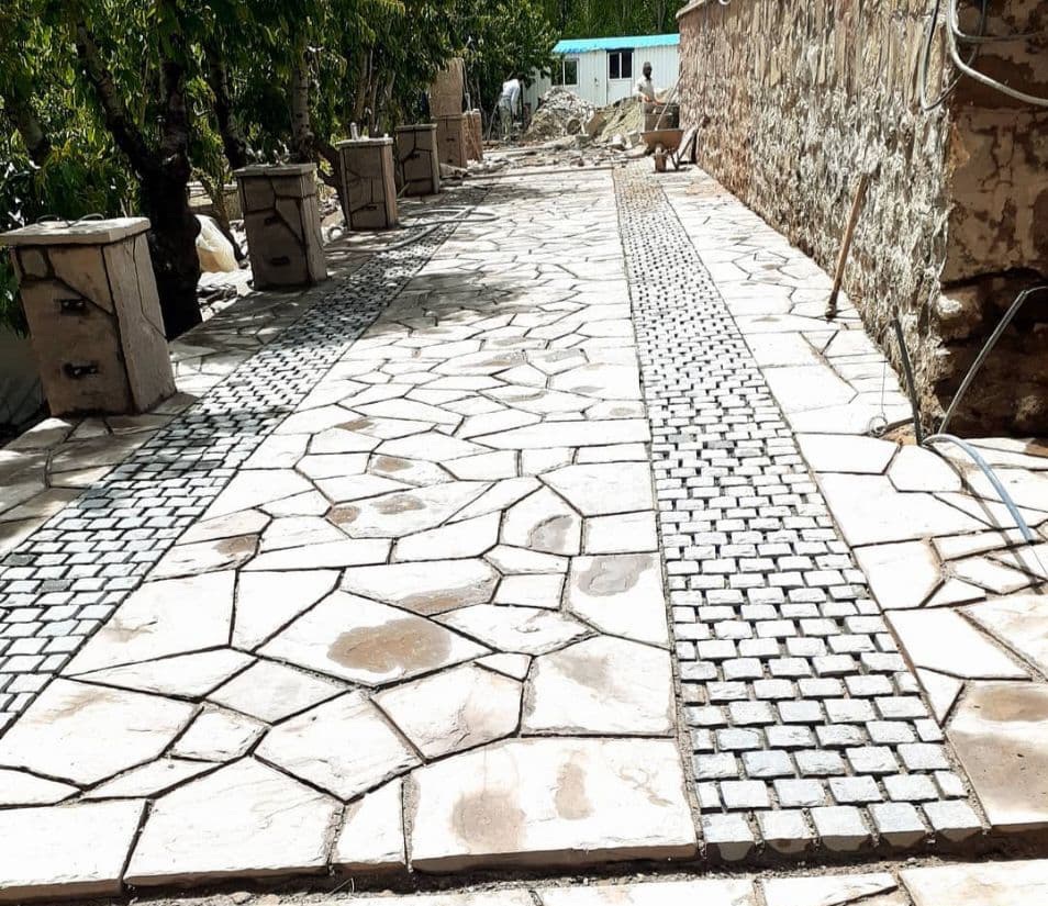 نمای کف باغ